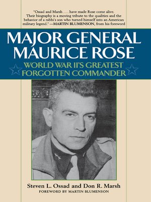 cover image of Major General Maurice Rose